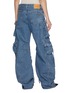 Back View - Click To Enlarge - THE ATTICO - Fern' Pocket Cotton Jeans