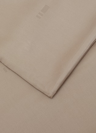 Detail View - Click To Enlarge - NAKEDLAB - Modal King Size Dobby Embroidery Duvet Cover — Byron Sand