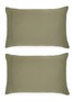 Main View - Click To Enlarge - NAKEDLAB - Bamboo Pillow Case Set Of 2 — Khaki Green