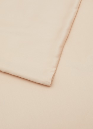 Detail View - Click To Enlarge - NAKEDLAB - Bamboo Queen Size Duvet Cover — Salmon