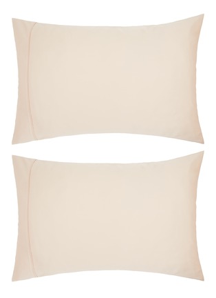 Main View - Click To Enlarge - NAKEDLAB - Bamboo Pillow Case Set Of 2 — Salmon