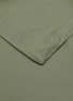 Detail View - Click To Enlarge - NAKEDLAB - Bamboo Twin Size Duvet Cover — Khaki Green