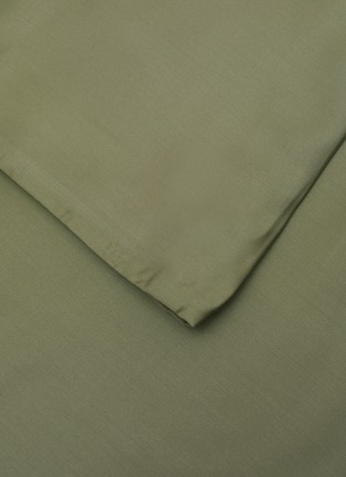 Detail View - Click To Enlarge - NAKEDLAB - Bamboo King Size Duvet Cover — Khaki Green