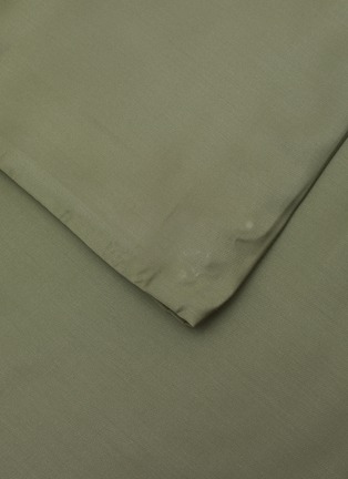 Detail View - Click To Enlarge - NAKEDLAB - Bamboo Queen Size Duvet Cover — Khaki Green