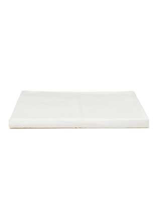 Main View - Click To Enlarge - NAKEDLAB - Modal King Size Dobby Embroidery Duvet Cover — White on White