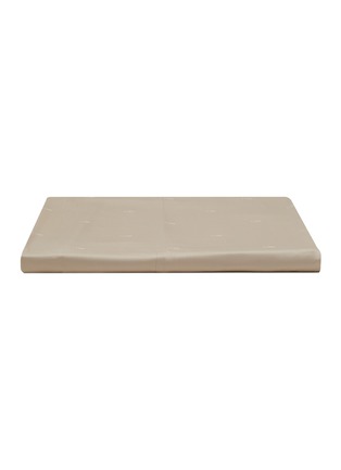 Main View - Click To Enlarge - NAKEDLAB - Modal Super King Size Plain Bottom Flat Sheet — Byron Sand