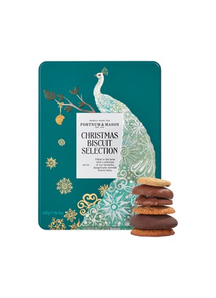 Main View - Click To Enlarge - FORTNUM & MASON - Christmas Biscuit Selection Tin 650g