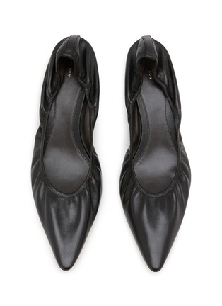 Figure View - Click To Enlarge - THE ROW - Liisa Leather Kitten Heels