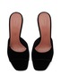 Detail View - Click To Enlarge - AMINA MUADDI - Lupita 70 Suede Heeled Sandals