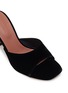 Detail View - Click To Enlarge - AMINA MUADDI - Lupita 70 Suede Heeled Sandals