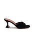 Main View - Click To Enlarge - AMINA MUADDI - Lupita 70 Suede Heeled Sandals