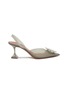 Main View - Click To Enlarge - AMINA MUADDI - Begum Glass 70 Slingback Pumps