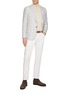 Figure View - Click To Enlarge - ISAIA - Slim Fit Herringbone Jeans