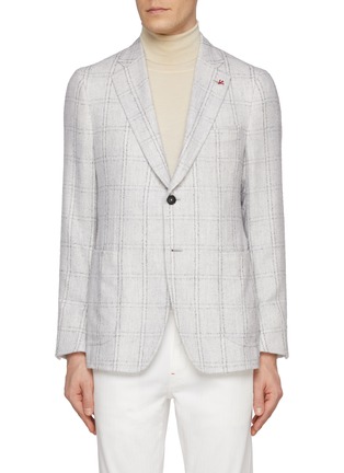 Main View - Click To Enlarge - ISAIA - Single Breasted Cashmere Silk Blazer