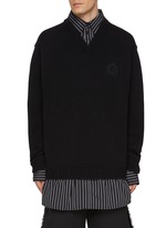 BALENCIAGA | Hybrid Layered Wool Sweater Shirt | Men | Lane