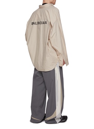 Figure View - Click To Enlarge - BALENCIAGA - Oversized Poplin T-Shirt