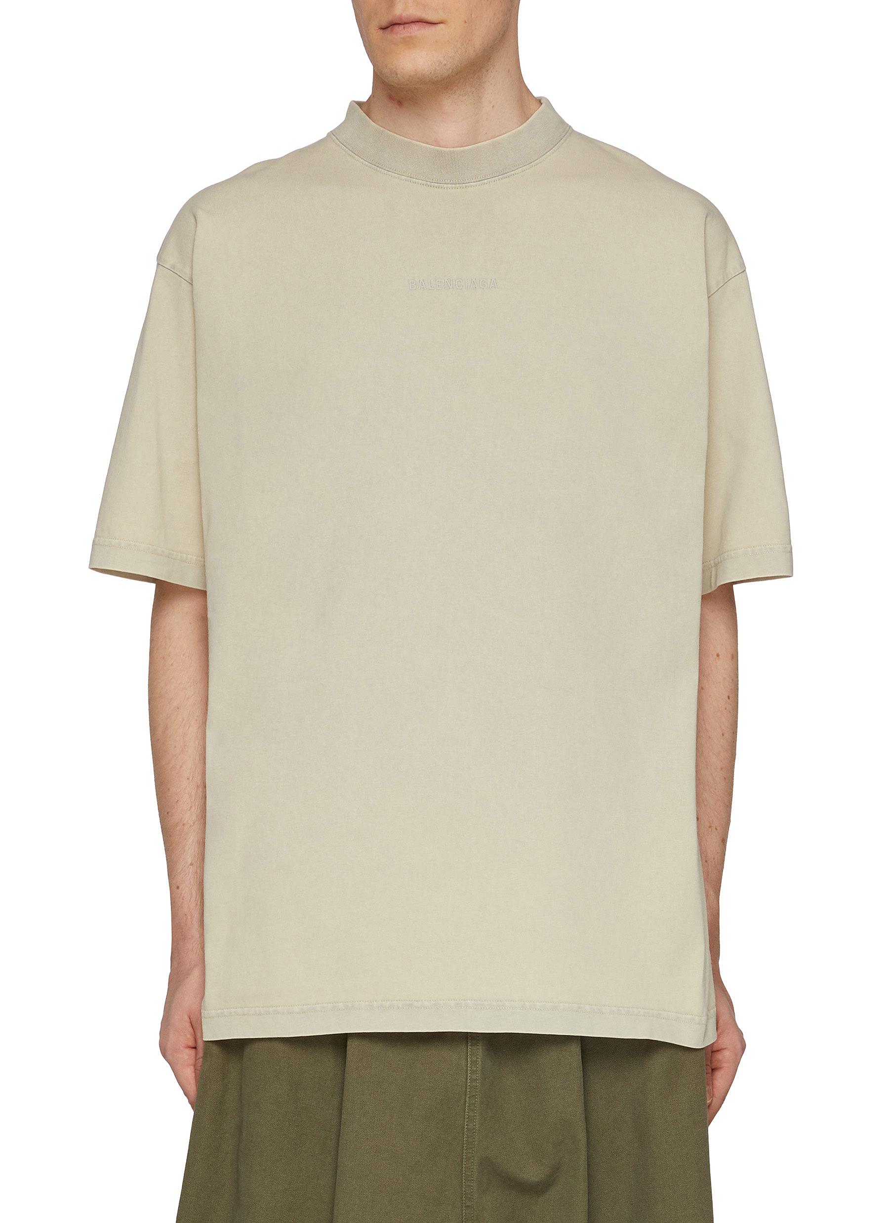 BALENCIAGA | Balenciaga Logo Cotton T-Shirt | Men | Lane