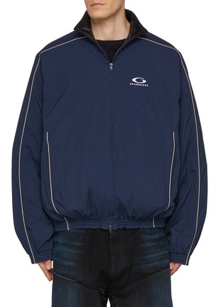 Main View - Click To Enlarge - BALENCIAGA - Loop Sports Logo Tracksuit Jacket