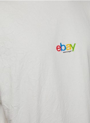  - BALENCIAGA - X eBay Oversized Ebay Logo Cotton T-Shirt