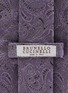 Detail View - Click To Enlarge - BRUNELLO CUCINELLI - Paisley Silk Tie