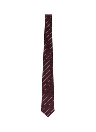 Figure View - Click To Enlarge - BRUNELLO CUCINELLI - Striped Silk Tie