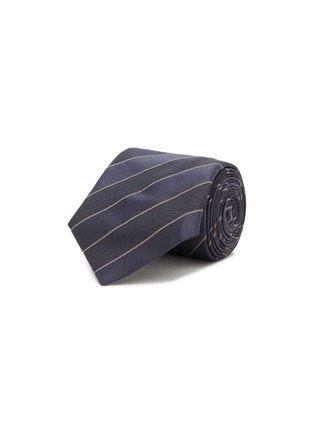 Main View - Click To Enlarge - BRUNELLO CUCINELLI - Striped Silk Tie