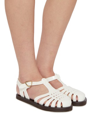 Figure View - Click To Enlarge - ANCIENT GREEK SANDALS - Homeria Jelly Fisherman Leather Sandals