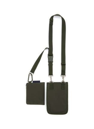 Detail View - Click To Enlarge - COMME DES GARÇONS HOMME - X Porter Flap Crossbody Bag