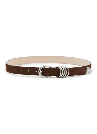 Main View - Click To Enlarge - DÉHANCHE - Hollyhock Polished Suede Belt