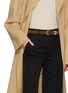 Figure View - Click To Enlarge - DÉHANCHE - Hollyhock Polished Suede Belt