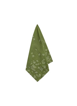 Main View - Click To Enlarge - SUMMERILL & BISHOP - Linen Napkin — Avocado Green