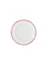 Main View - Click To Enlarge - SUMMERILL & BISHOP - Double Rim Scalloped Soup Plate — Red