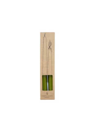 Main View - Click To Enlarge - SUMMERILL & BISHOP - Tapered Candle Set of 2 — Green Branded Packaging