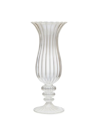 Main View - Click To Enlarge - SUMMERILL & BISHOP - Ribbed Glass Vase