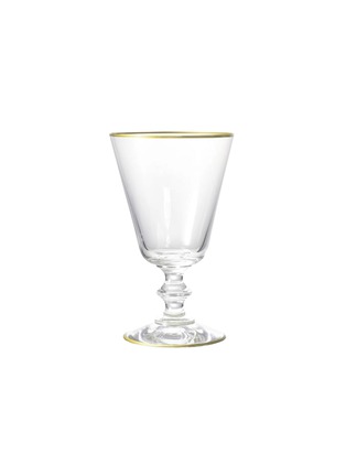 Main View - Click To Enlarge - SUMMERILL & BISHOP - Gold Rim Red Wine Glass