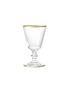 Main View - Click To Enlarge - SUMMERILL & BISHOP - Gold-Tone Rim White Wine Glass