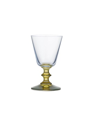 Main View - Click To Enlarge - SUMMERILL & BISHOP - Hand-Finished Calice Red Wine Glass — Green