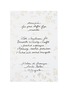 Detail View - Click To Enlarge - SUMMERILL & BISHOP - Bernadette's Falling Flower Gold Foil Table Menu — Set of 12