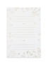 Main View - Click To Enlarge - SUMMERILL & BISHOP - Bernadette's Falling Flower Gold Foil Table Menu — Set of 12