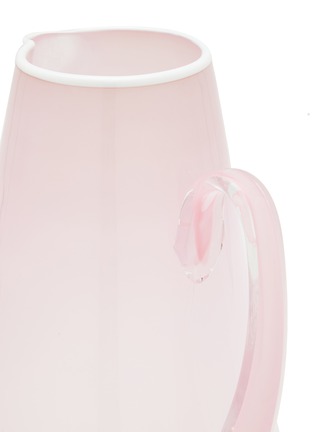 Detail View - Click To Enlarge - SUMMERILL & BISHOP - Bumba Glass Inverted Jug 3L — Rose Pink