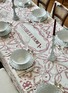 Detail View - Click To Enlarge - SUMMERILL & BISHOP - Amour Bonheur Linen Tablecloth