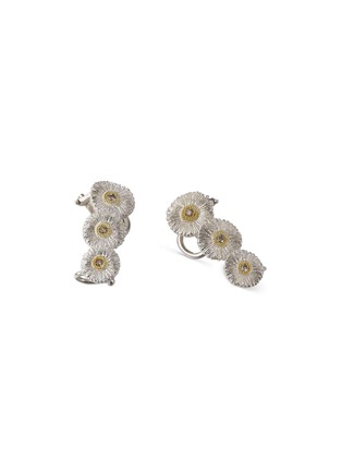 Detail View - Click To Enlarge - BUCCELLATI - Blossoms Silver Vermeil Drop Earrings