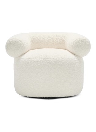 Detail View - Click To Enlarge - ELLISON STUDIOS - Huggy Swivel Armchair — Montauk Off-White