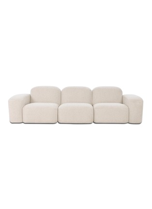 Main View - Click To Enlarge - ELLISON STUDIOS - Muse 3 Seater Sofa — Bronte Whipped Cream