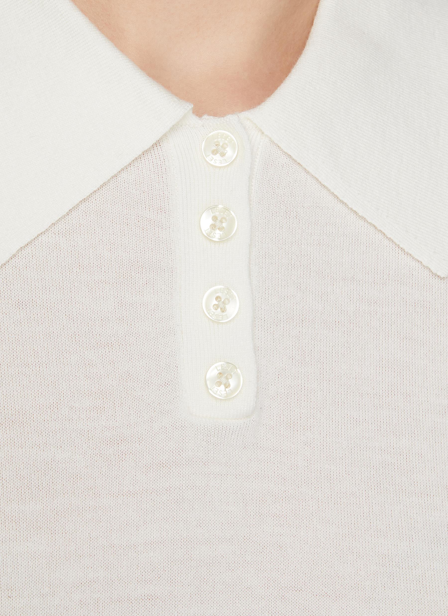James Knit Wool Polo Shirt - Thumbnail 4
