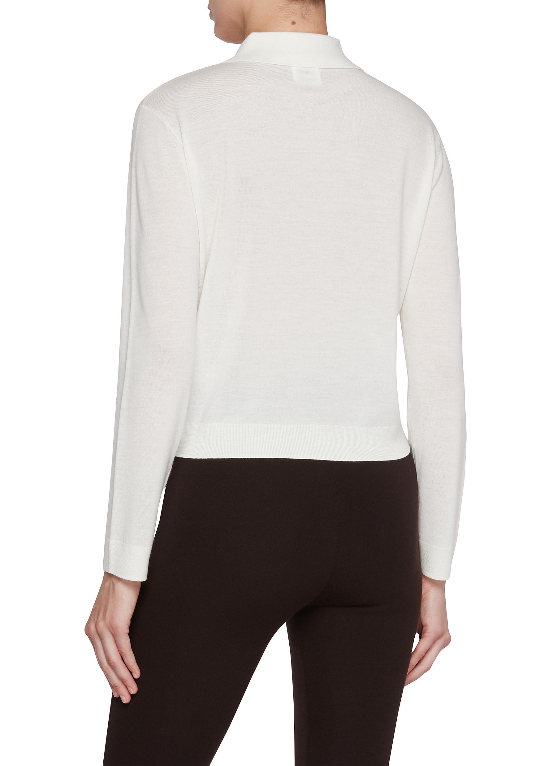 James Knit Wool Polo Shirt - Thumbnail 3