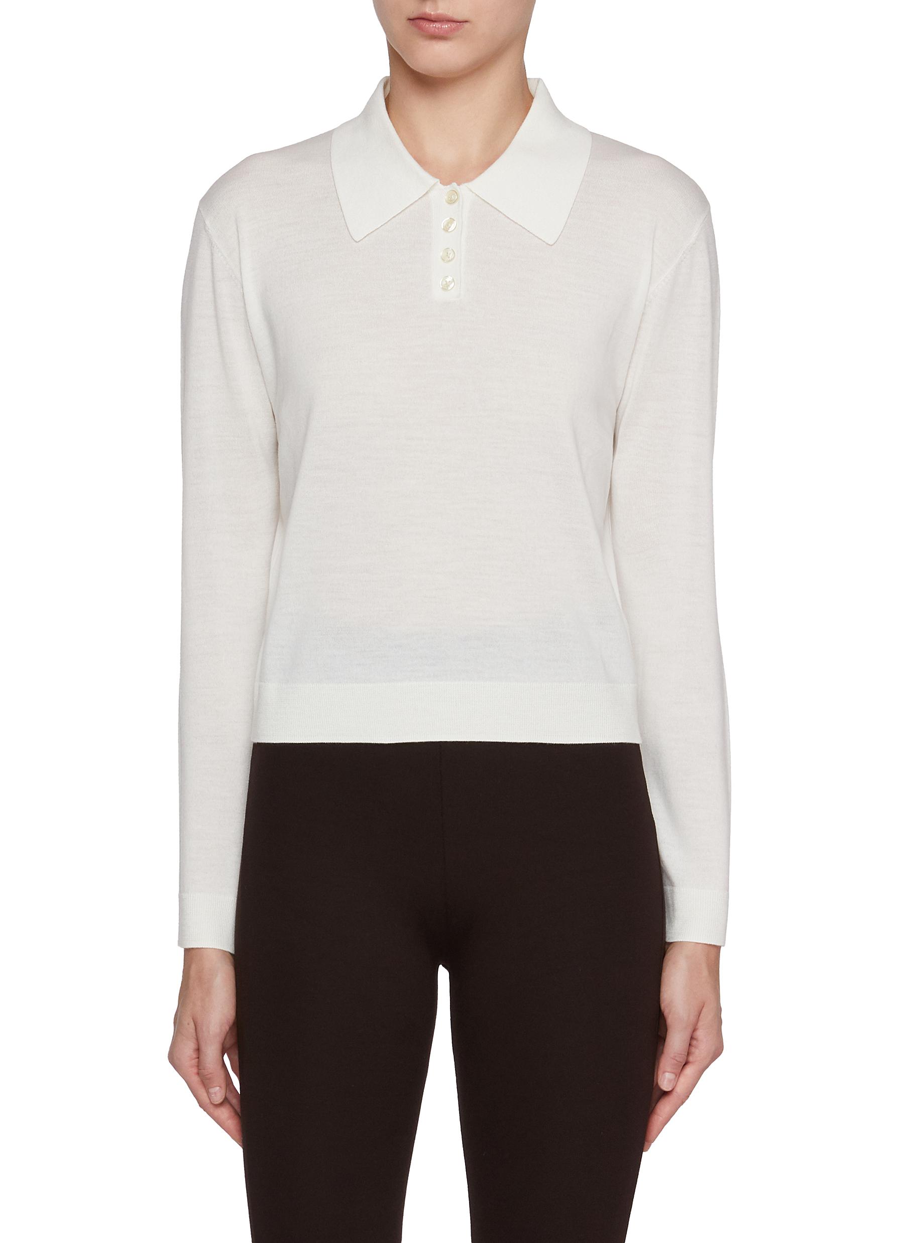 James Knit Wool Polo Shirt - Thumbnail 1