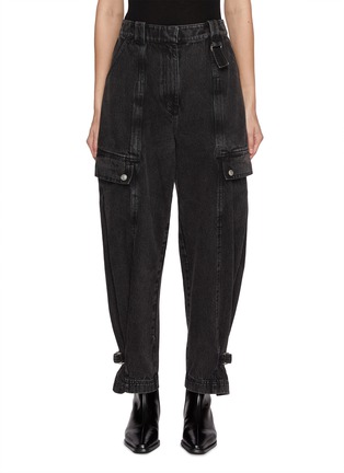 Main View - Click To Enlarge - 3.1 PHILLIP LIM - Dark Wash Denim Utility Jeans