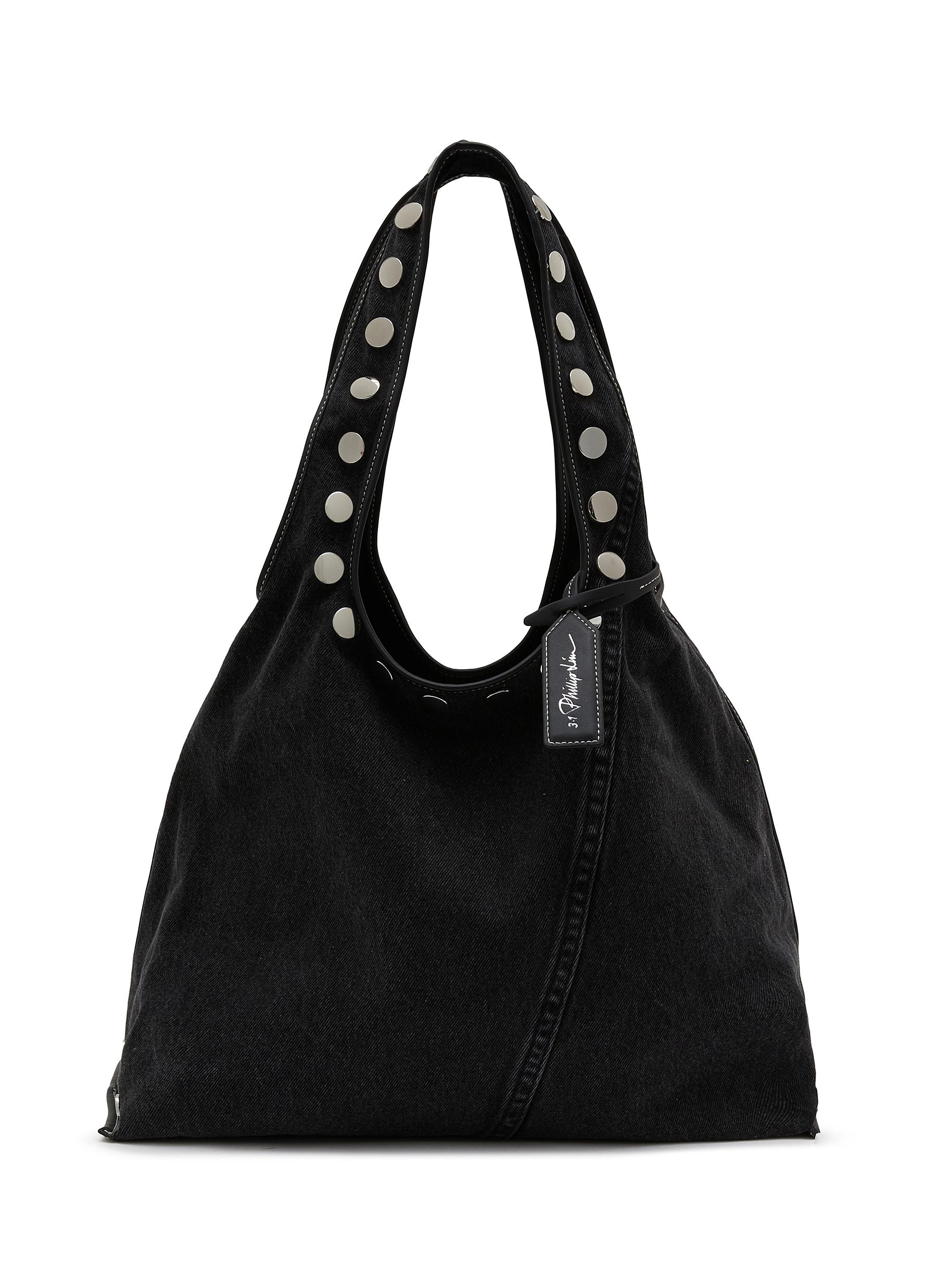 3.1 PHILLIP LIM Large Washed Denim Market Tote Bag Women Lane Crawford