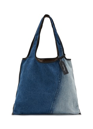 Main View - Click To Enlarge - 3.1 PHILLIP LIM - Large Washed Denim Market Tote Bag